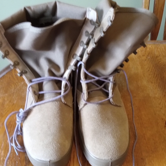 Rocky Hot Weather Combat Tan Lace-Up Boots NWOT - Picture 1 of 6